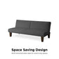 Donna Convertible Futon - Gray