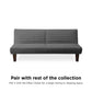 Donna Convertible Futon - Gray