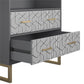 Scarlett Bookcase with Drawers - Graphite Grey