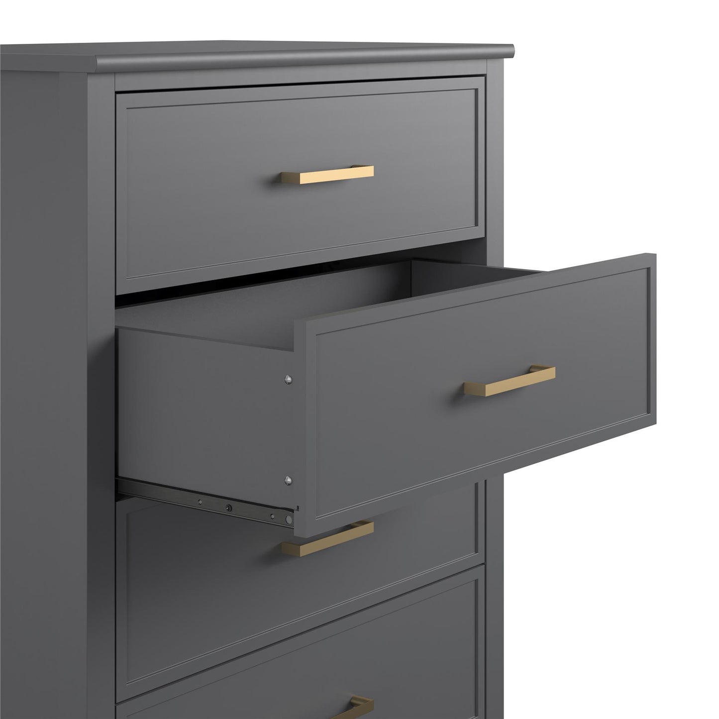 Westerleigh 4 Drawer Dresser - Graphite Grey