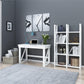Crestwood Computer Desk with 1 Storage Drawer - White