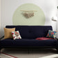 Miles Metal Futon Frame with Metal Mesh and Retainer Clips - Black