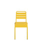 Poolside Gossip June Outdoor/Indoor Stacking Dining Chairs Set - Yellow - 2-Pack