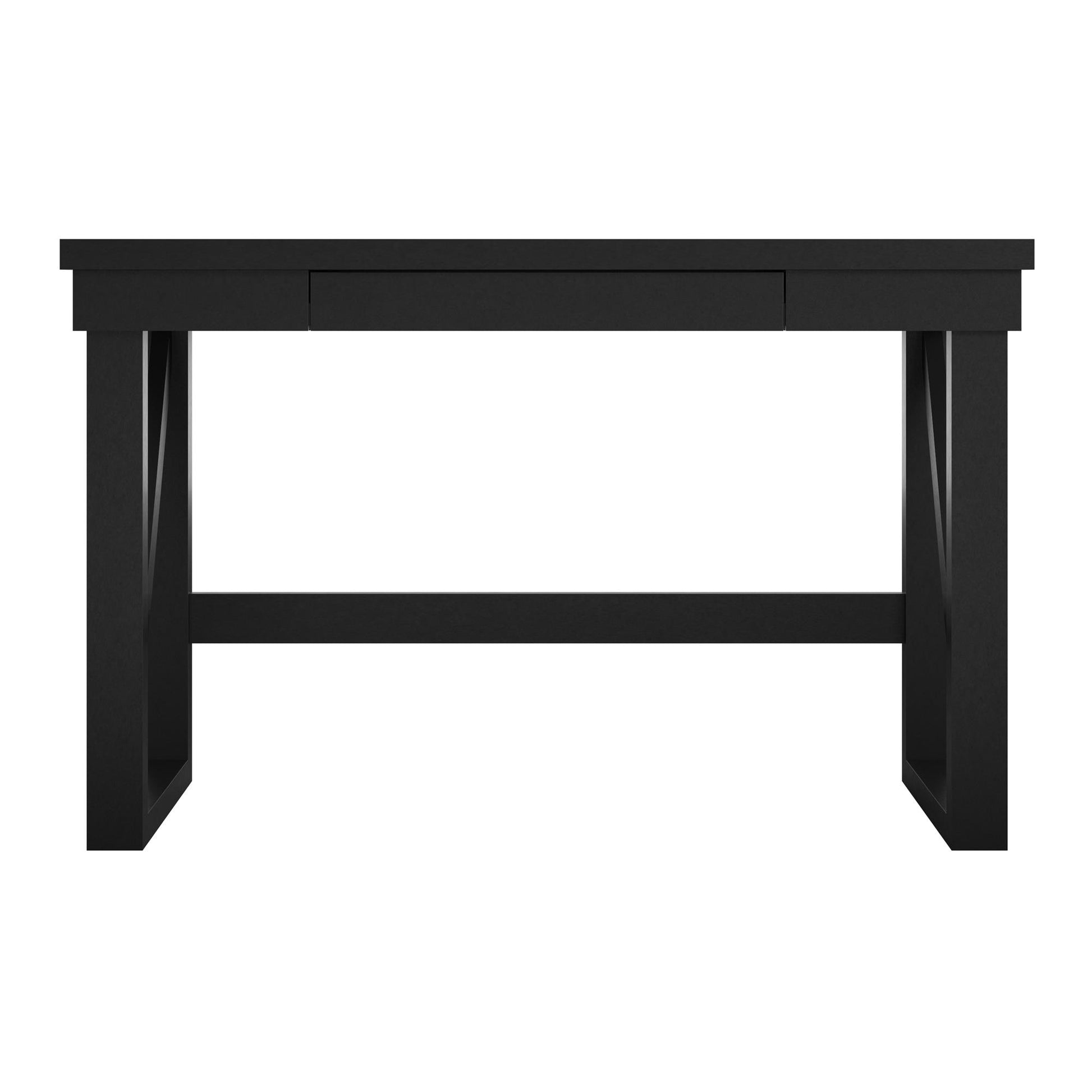 Crestwood Computer Desk with 1 Storage Drawer - Black