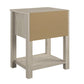 Sierra Ridge Levi Kids’ 1 Drawer Nightstand and Lower Shelf - Light Walnut