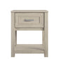 Sierra Ridge Levi Kids’ 1 Drawer Nightstand and Lower Shelf - Light Walnut