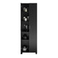 Basin 24 Inch 2 Door Utility Storage Cabinet - Black