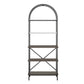 Vivinne 5 Shelf Bookcase - Gray (Wood Grain)