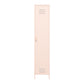 Shadwick Single Closed Door Metal Locker Storage Cabinet with 4 Shelves - Pink