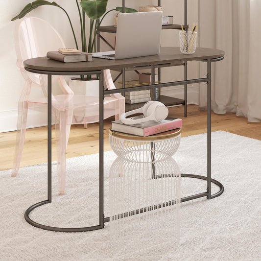 Vivinne Writing Desk - Gray (Wood Grain)
