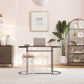 Vivinne Writing Desk - Gray (Wood Grain)
