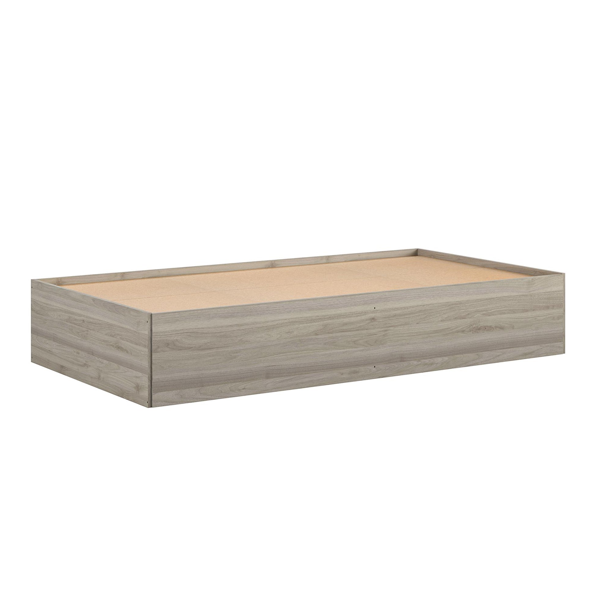 Sierra Ridge Levi Bed with 2 Large Storage Drawers - Light Walnut - Twin