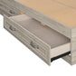Sierra Ridge Levi Bed with 2 Large Storage Drawers - Light Walnut - Twin