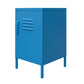 Cache Metal Locker Style Livingroom End Table, Blue - Blue