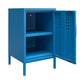 Cache Metal Locker Style Livingroom End Table, Blue - Blue