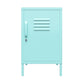 Cache Metal Locker Style Livingroom End Table, Mint - Spearmint