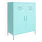 Cache 2 Door Metal Locker Storage Cabinet - Spearmint
