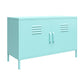 Cache 2 Door Metal Locker Accent Cabinet - Spearmint
