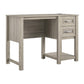 Sierra Ridge Levi Single Pedestal Kids’ Desk with 2 Drawers - Light Walnut