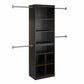 Systembuild Evolution Closet Storage System, Espresso - Espresso