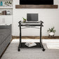 Sheldon Mobile Computer Desk - Black