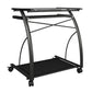 Sheldon Mobile Computer Desk - Black