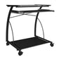 Sheldon Mobile Computer Desk - Black