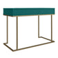 Camila Writing Desk, Emerald Green - Emerald Green
