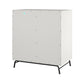 Melbourne Bar Cabinet with LED Lighting and 15 Bottle Compartments - White