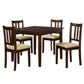 Redmond 5 Piece Traditional Dining Set with Table and 4 Chairs - Espresso
