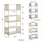 CosmoLiving by Cosmopolitan Ella 5 Shelf Bookcase - White