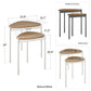 Tallulah Nesting Tables - White