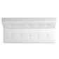 Aubrey Convertible Futon Sofa and Couch Sleeper Faux Leather - White