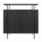 Ameriwood Home Lakeland Bar Cabinet, Black Oak - Black Oak