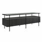 Ameriwood Home Lakeland TV Stand for TVs up to 60", Black Oak - Black Oak