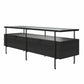 Ameriwood Home Lakeland TV Stand for TVs up to 60", Black Oak - Black Oak