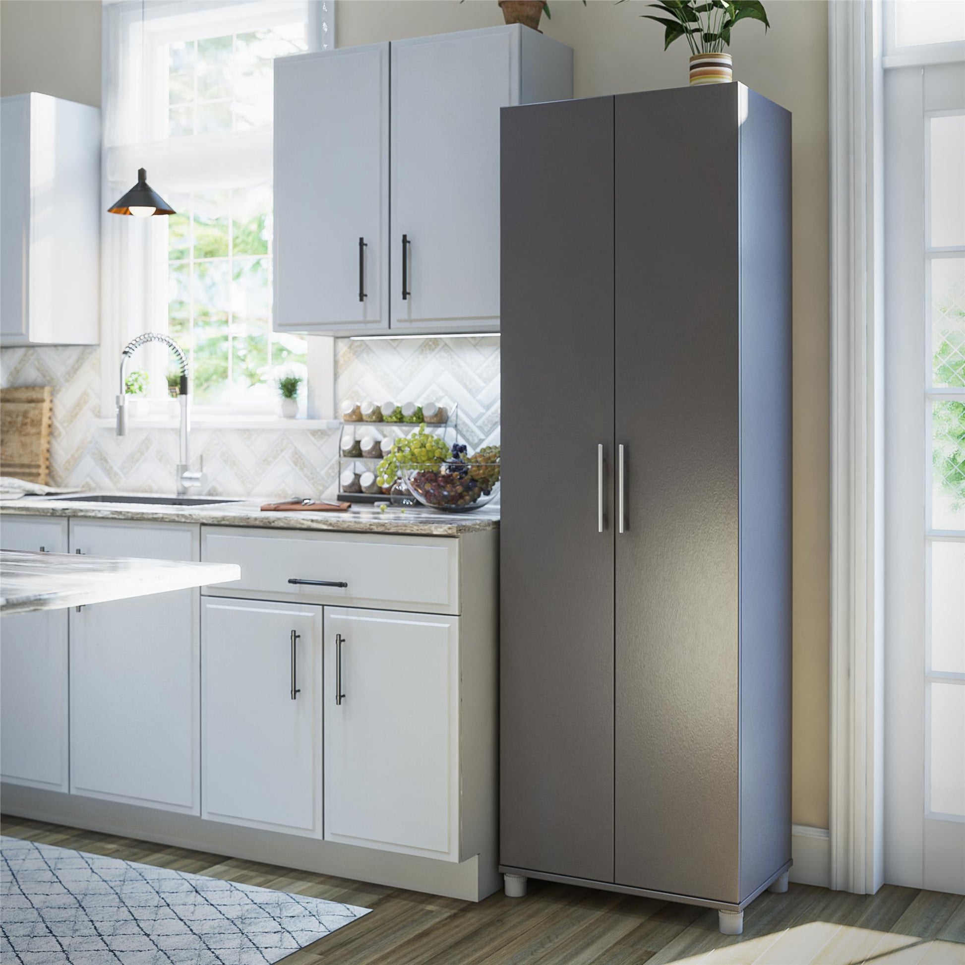 Camberly 24" Utility Storage Cabinet - Graphite Grey