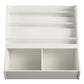 Jocelyn Kids Book and Toy Storage with 3 Shelves and 2 Open Compartments - White