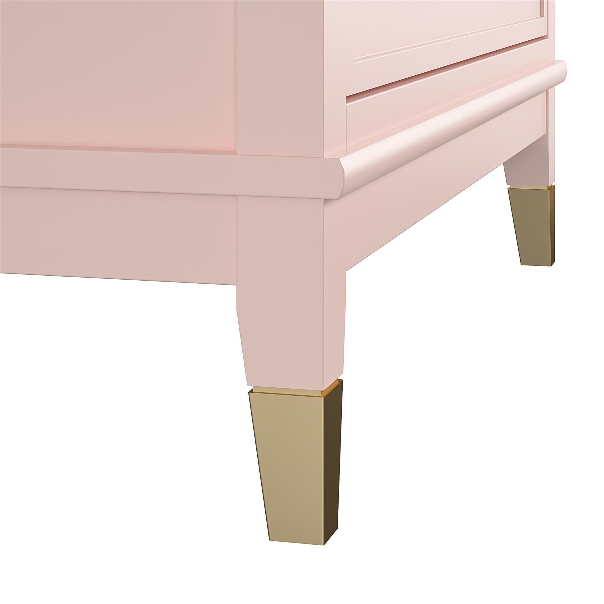 Westerleigh 4 Drawer Dresser - Pink