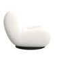 Crosby Boucle Swivel Chair - White
