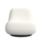 Crosby Boucle Swivel Chair - White