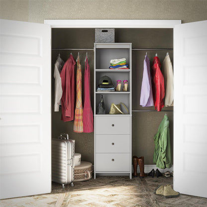 Beckett Closet Storage Organizer  - Dove Gray