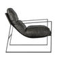 Varick Faux Leather Accent Chair - Espresso