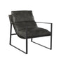 Varick Faux Leather Accent Chair - Espresso