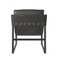 Varick Faux Leather Accent Chair - Espresso