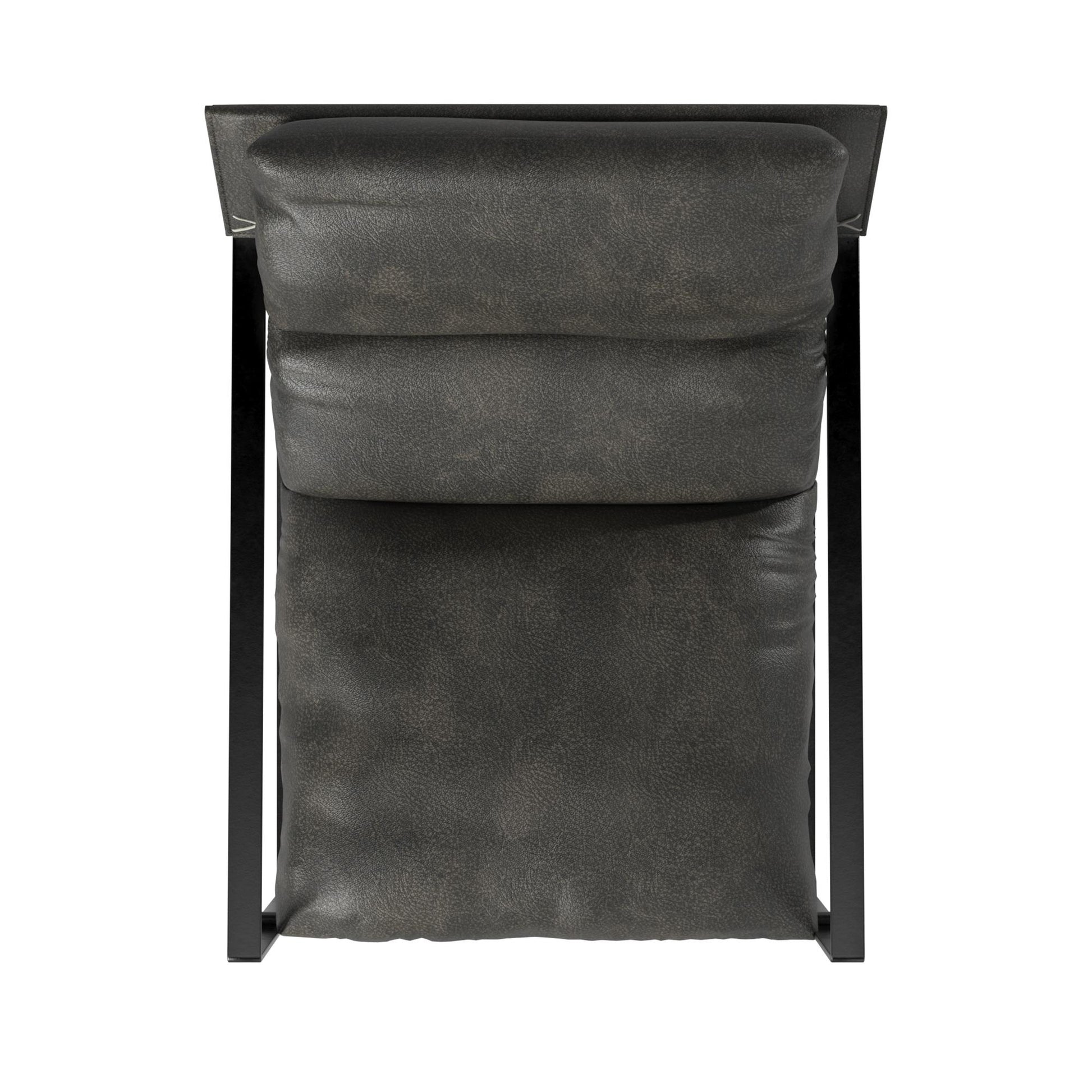 Varick Faux Leather Accent Chair - Espresso