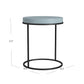 Perry Round Accent Table - Powder Blue