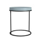 Perry Round Accent Table - Powder Blue