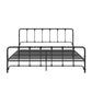 Mainstays Farmhouse Metal Bed, King, Black - Black - King