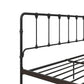 Mainstays Farmhouse Metal Bed, King, Black - Black - King